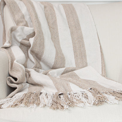 Striped Throws- Choose from two colors