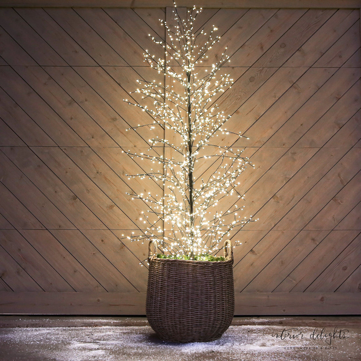 Large Full Trunk Sparkle Tree - BASKETS NOT INCLUDED