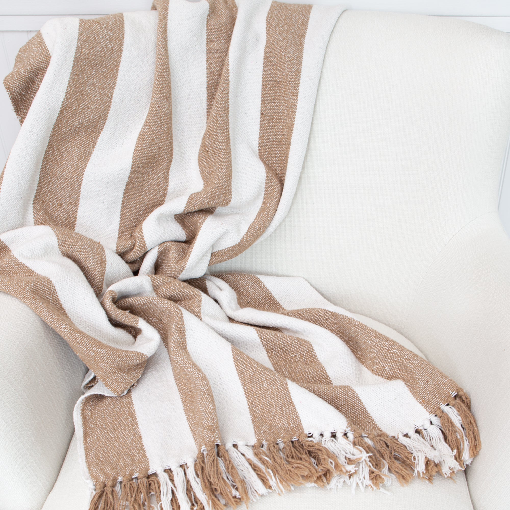 Striped Throws- Choose from two colors