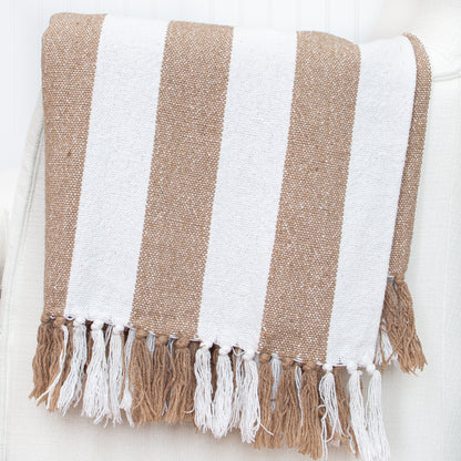 Striped Throws- Choose from two colors