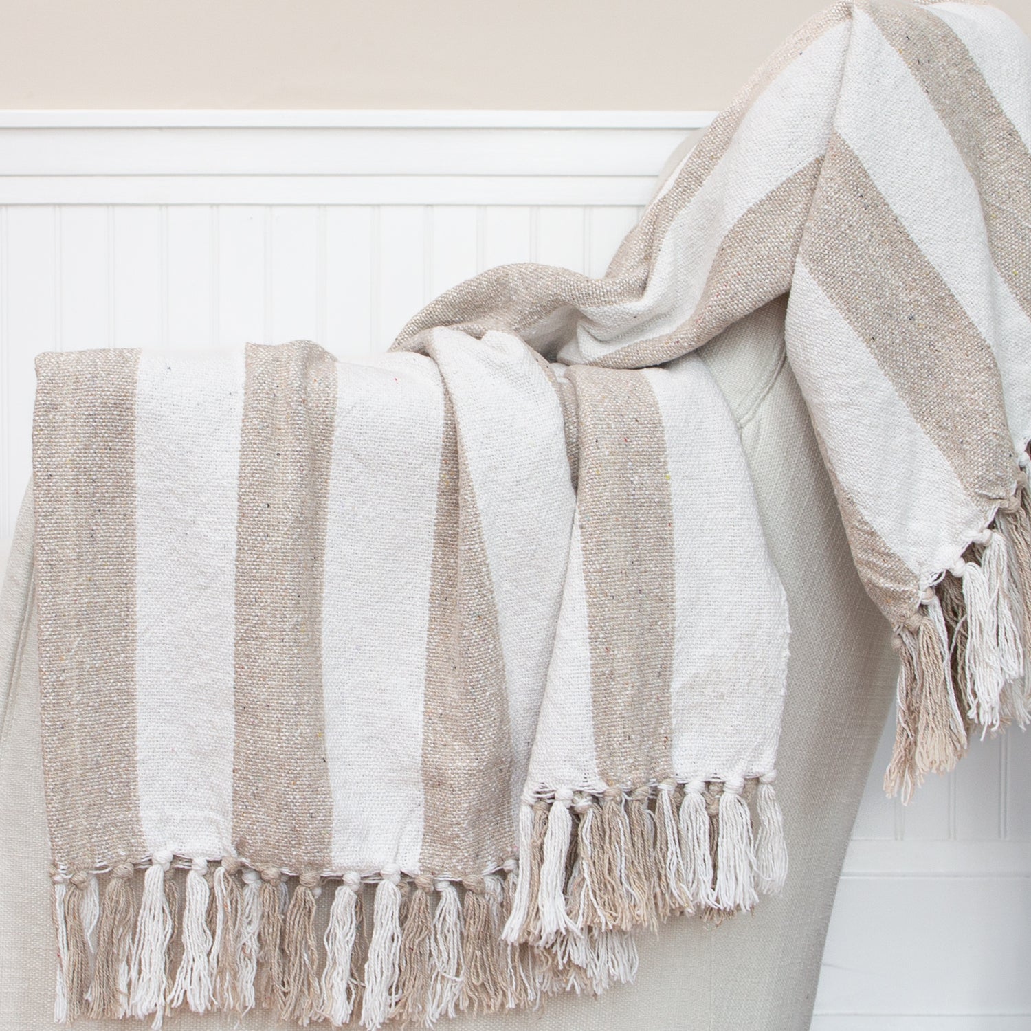 Striped Throws- Choose from two colors