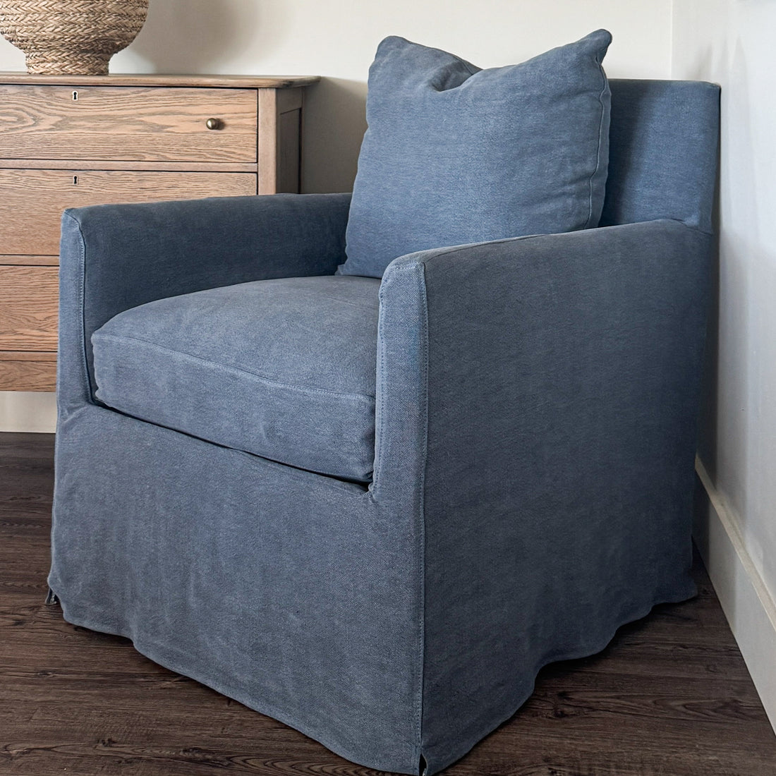 Sarah - Slipcovered Chair - Interior Delights