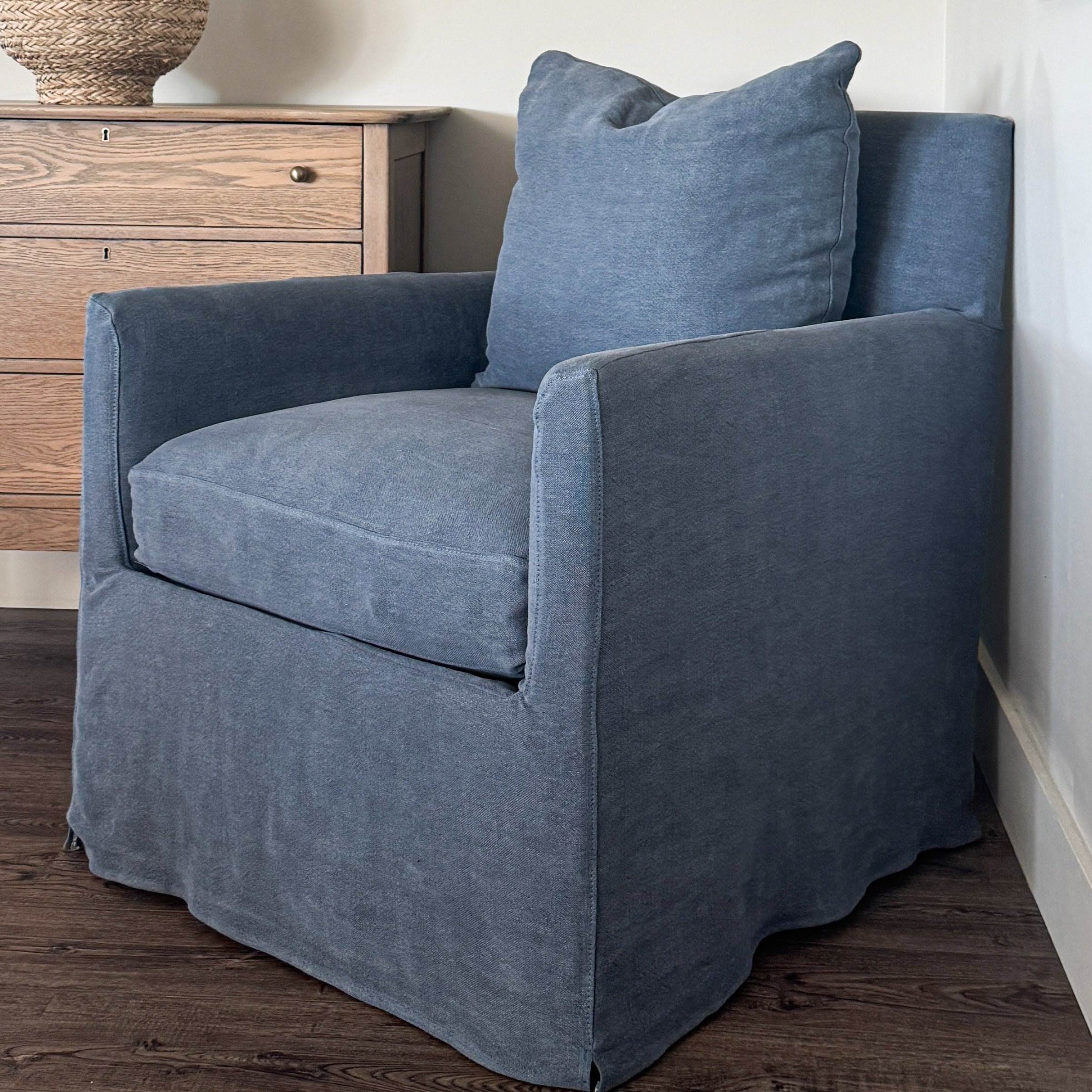 Sarah - Slipcovered Chair - Interior Delights