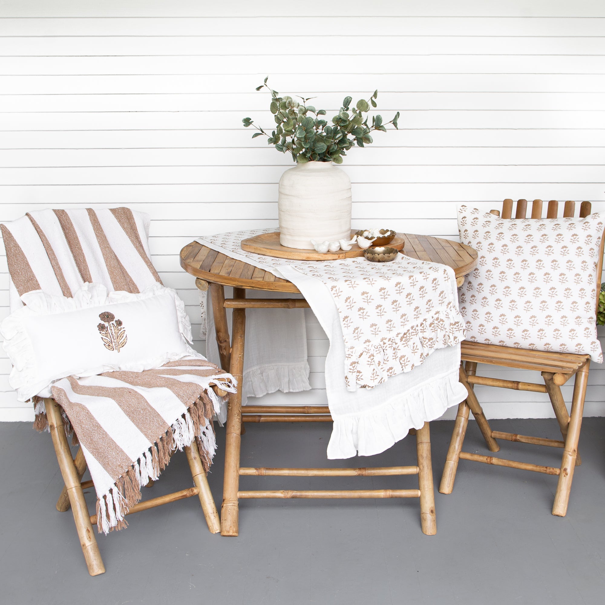 Striped Throws- Choose from two colors