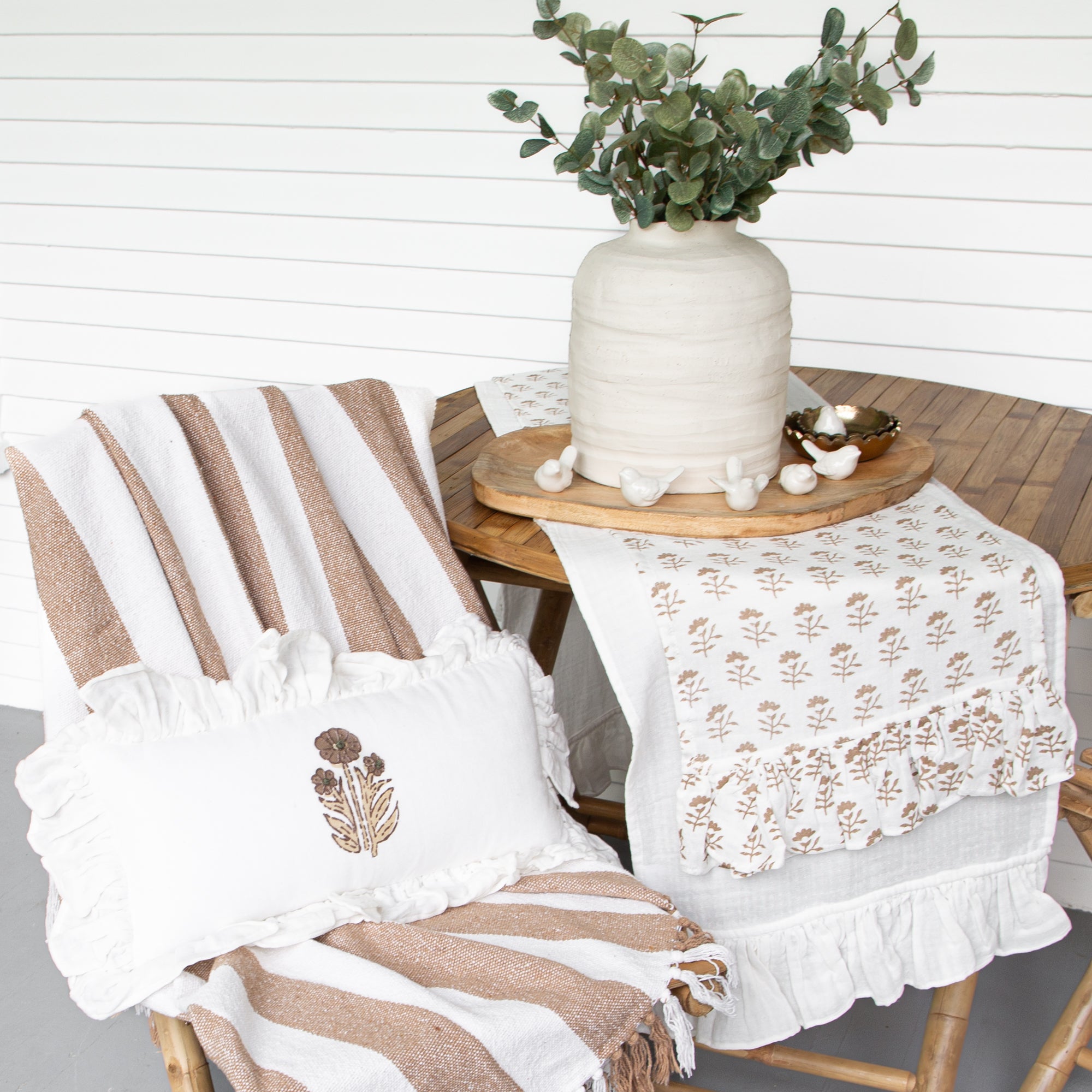 Striped Throws- Choose from two colors