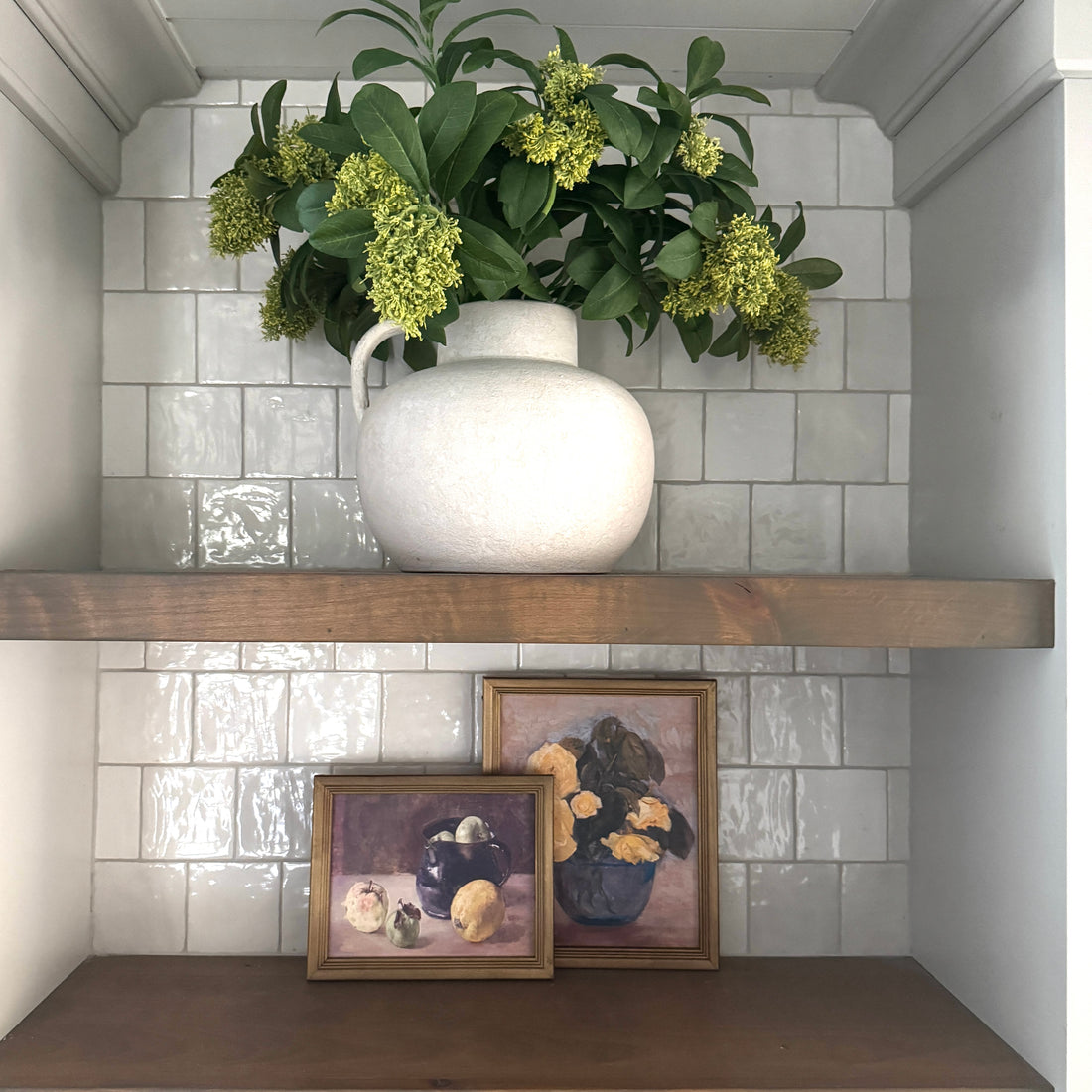 Set of 5 Vintage Style Framed Art
