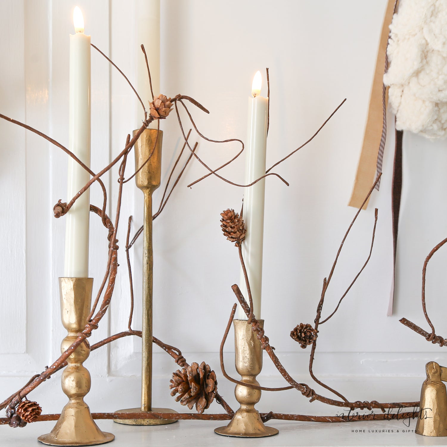 60&quot; Twig and Pinecone Garland