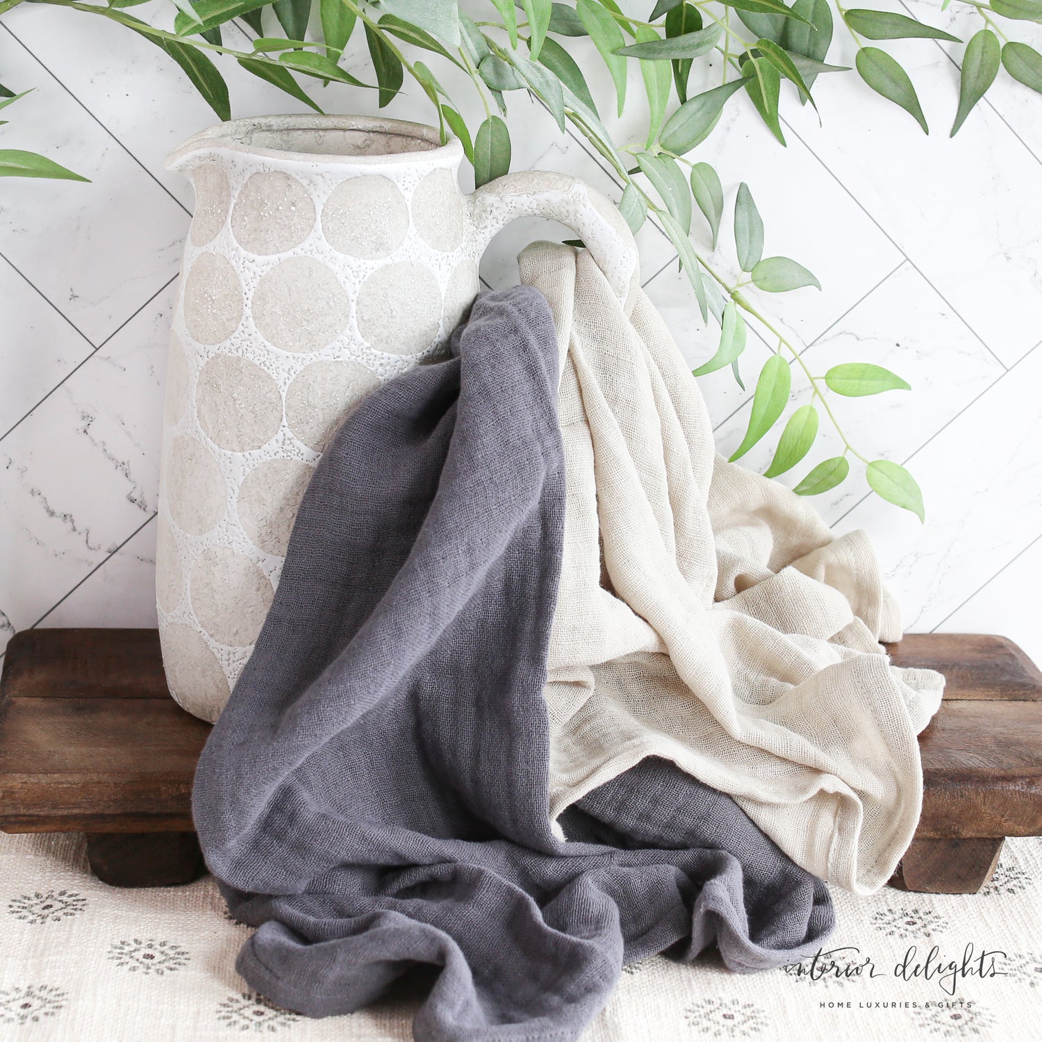 Cotton Tea Towels Set of 2