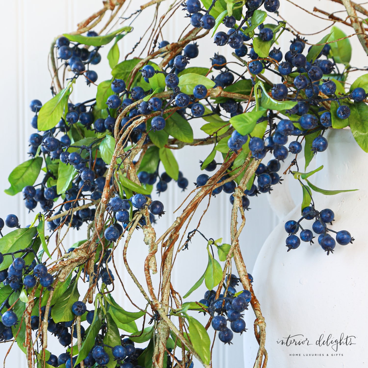 hanging blueberry plant Blue Berry Hanging Vine – Interior Delights