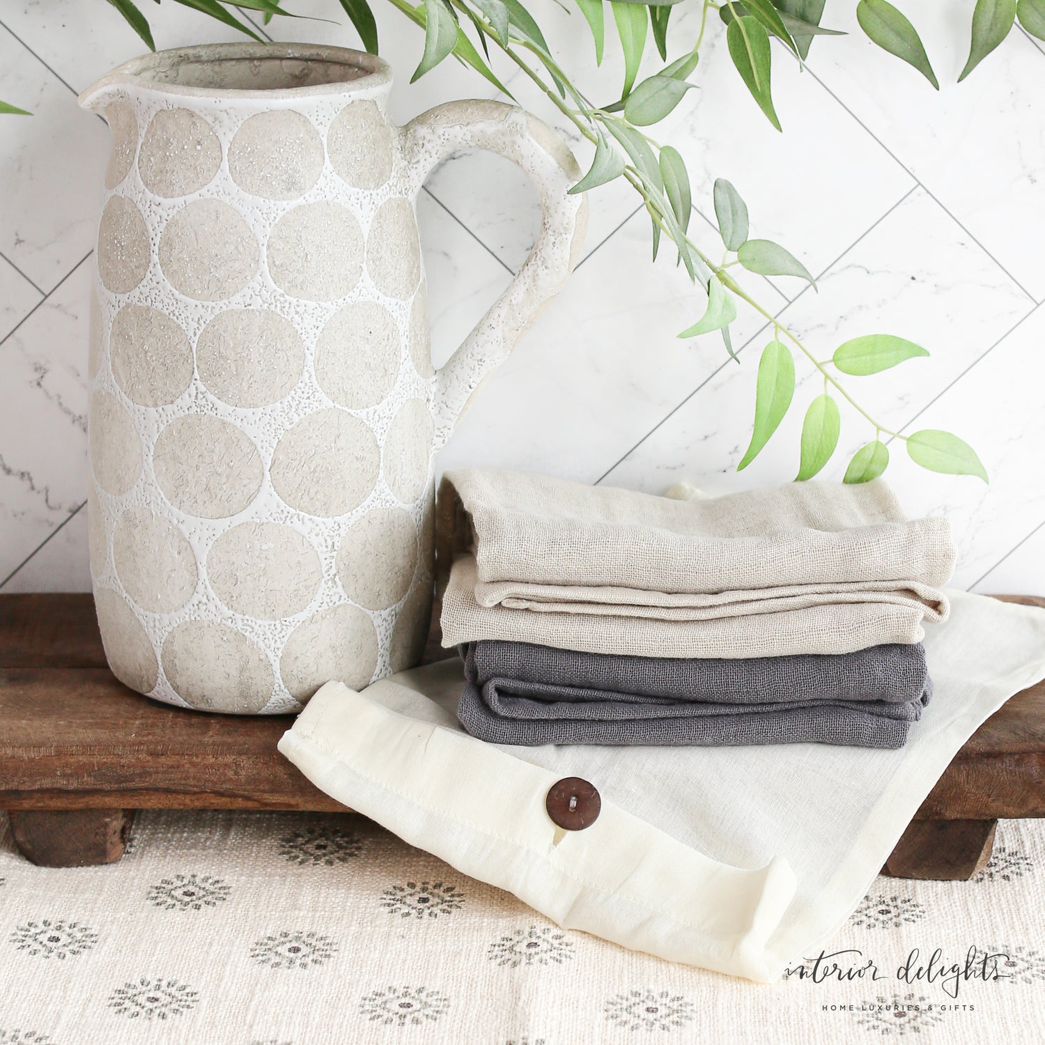 Cotton Tea Towels Set of 2