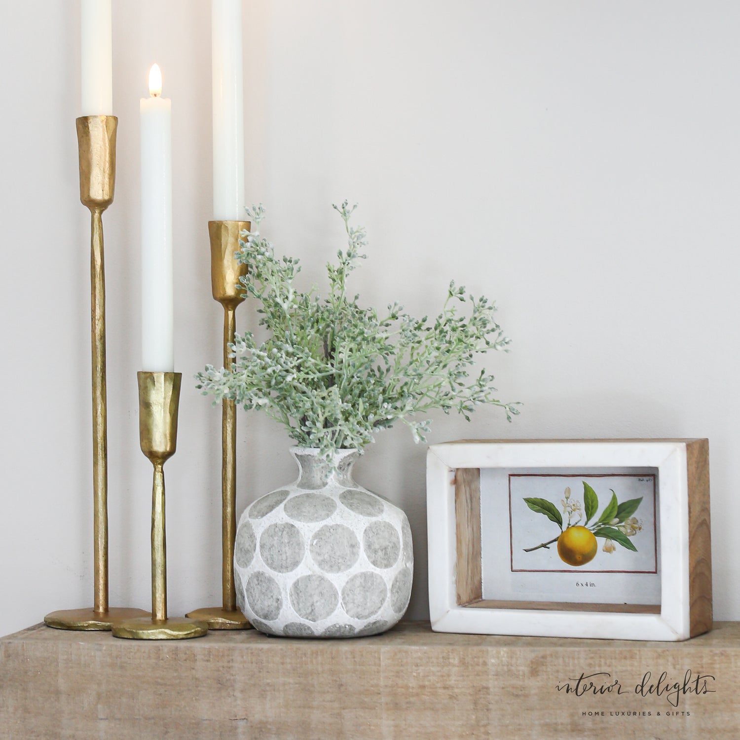 Forged Candlesticks- Gold- Small, Medium, or Large