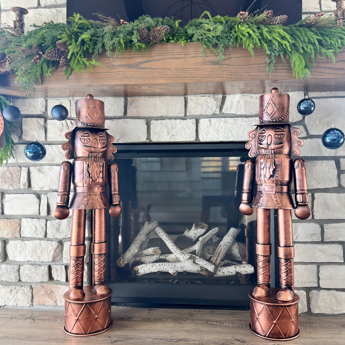 Large Copper Nutcracker Statue
