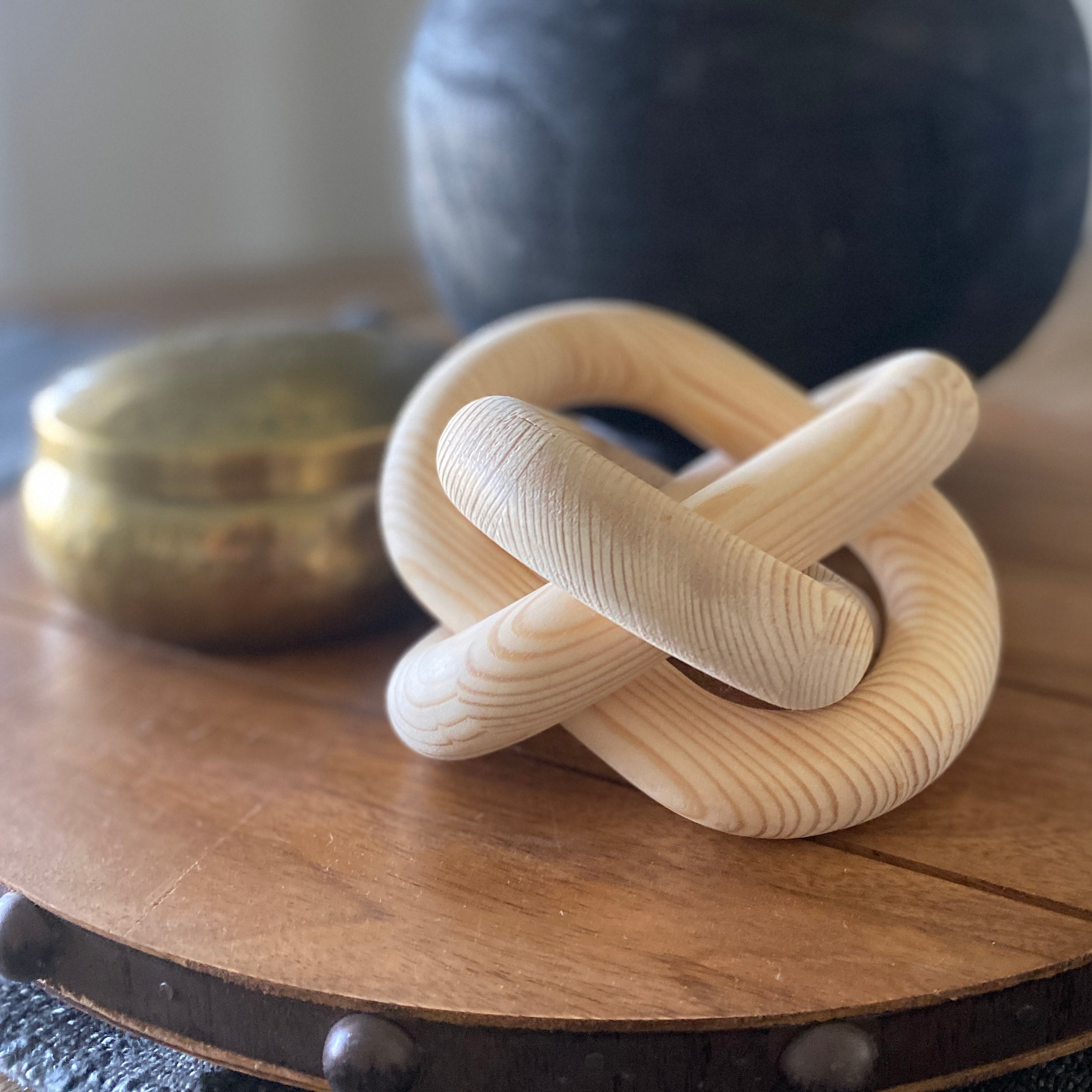 Linked Wood Knot Decor Interior Delights