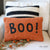 Orange Boo Pillow
