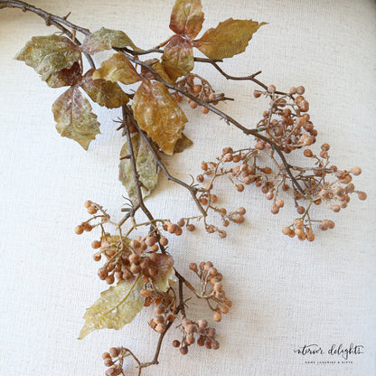 Fall Willow Basket, Greenery and Pumpkin Arrangement