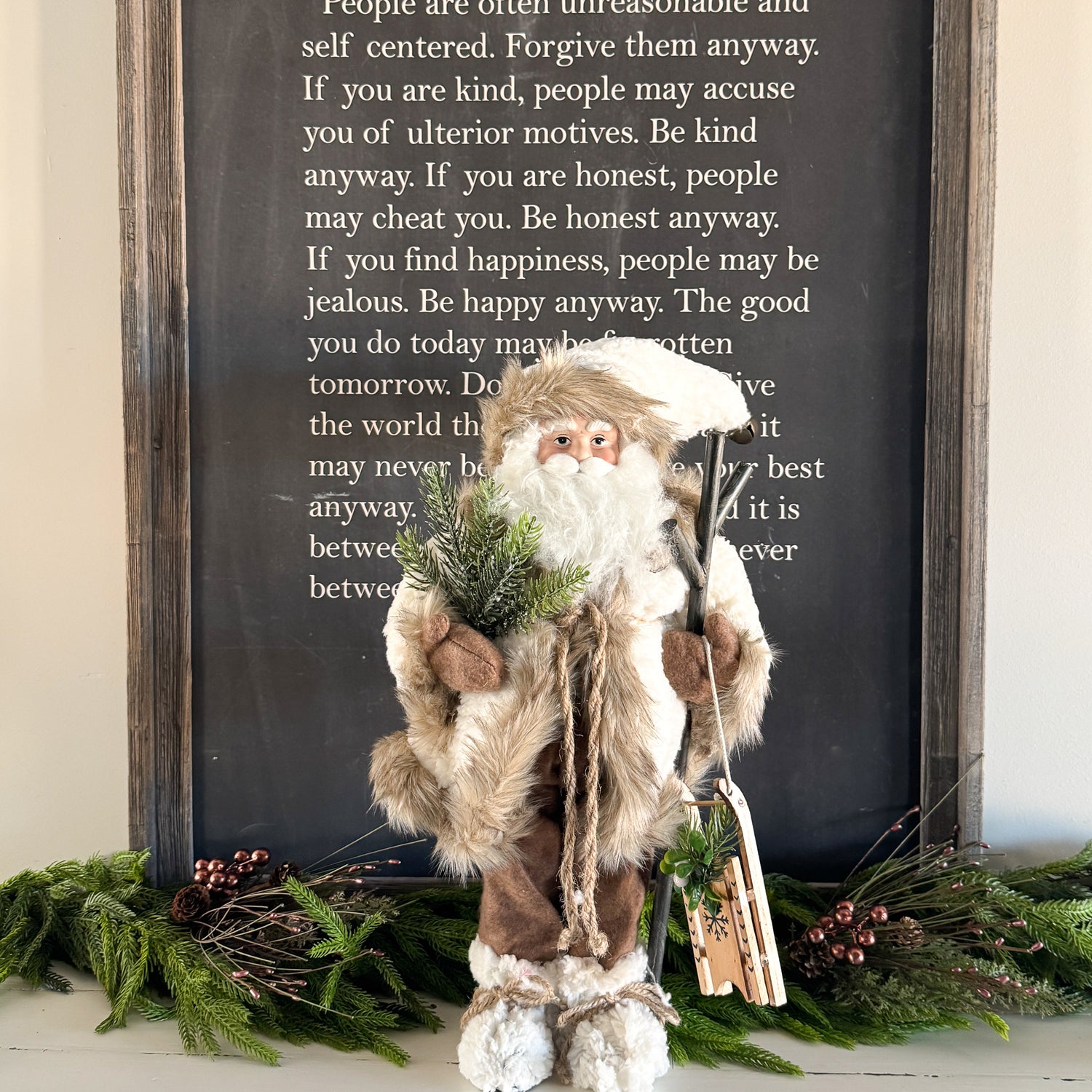 DOORBUSTER Woodland Santa with Sled