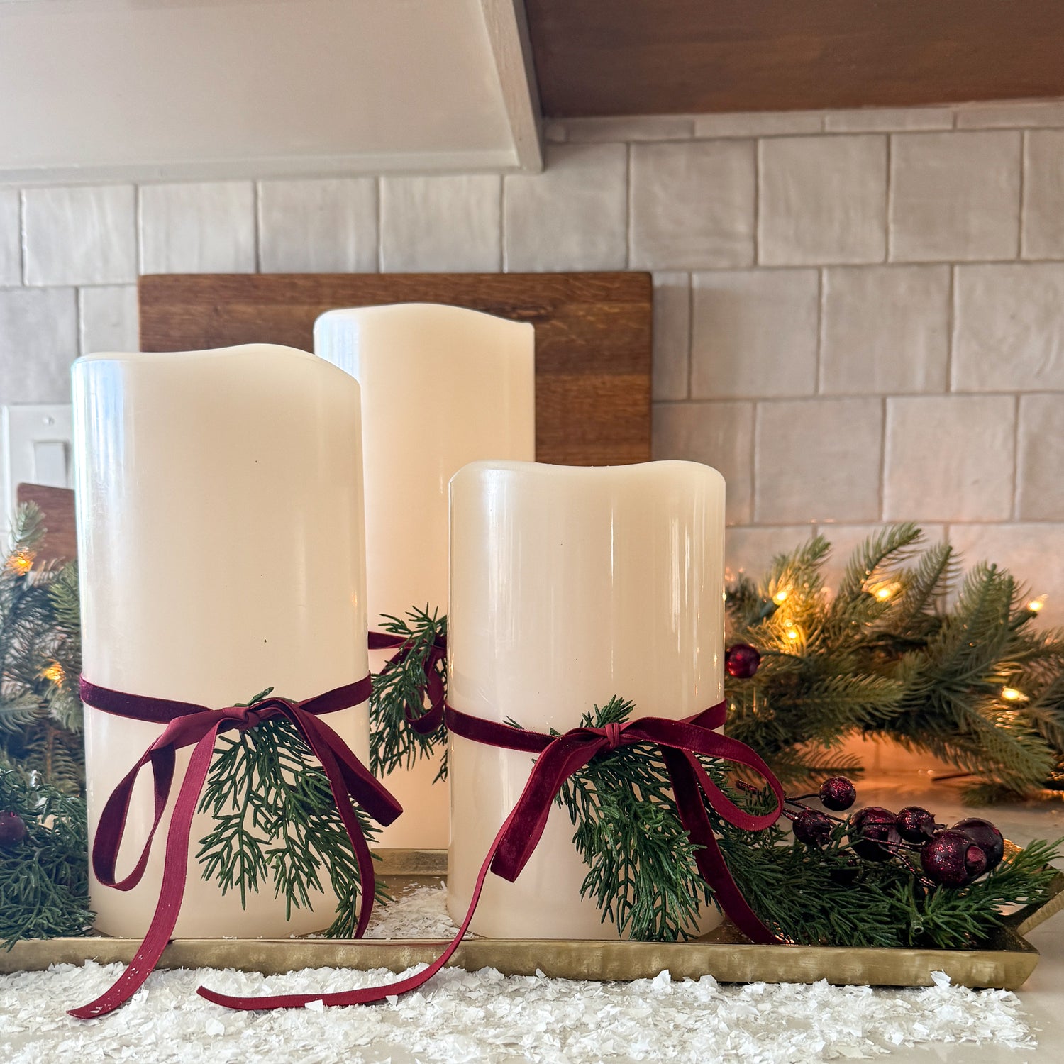 Outdoor LED Candles- Choice of 3 Sizes