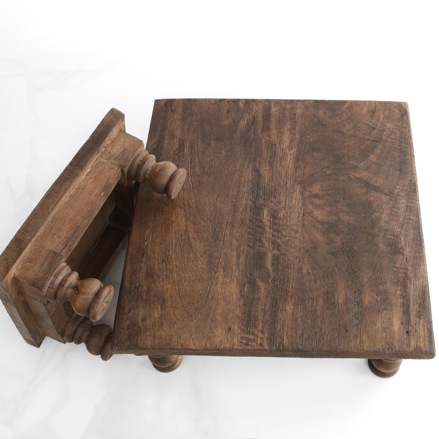 Set of 2 Square Wood Risers