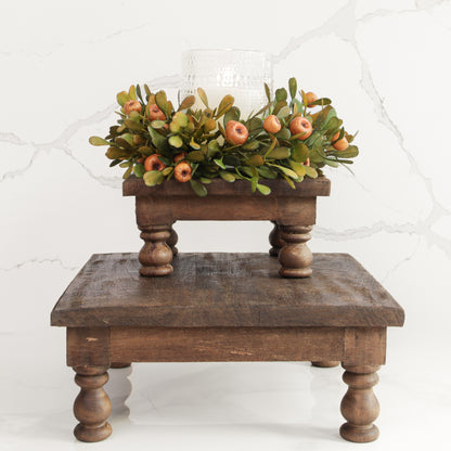 Set of 2 Square Wood Risers