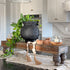 Rustic Footed Wood Riser - Interior Delights