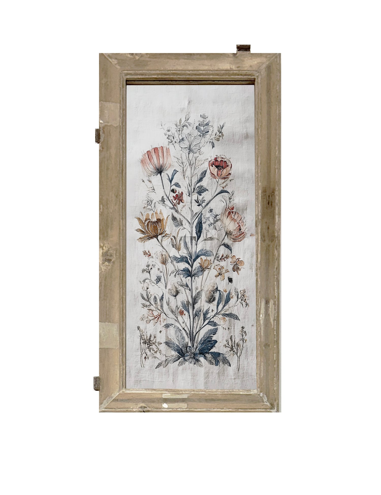 Holland Window Aged Floral ( set of 2 )