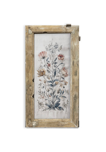 Holland Window Aged Floral ( set of 2 )