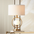 Warm Gold and Glass Lamp