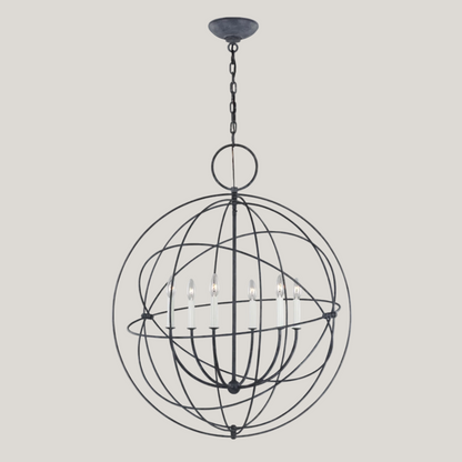 Bay Round 6-Light Chandelie - Interior Delights