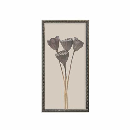 Silver Bead Frame Botanicals (Set of 6) - Interior Delights