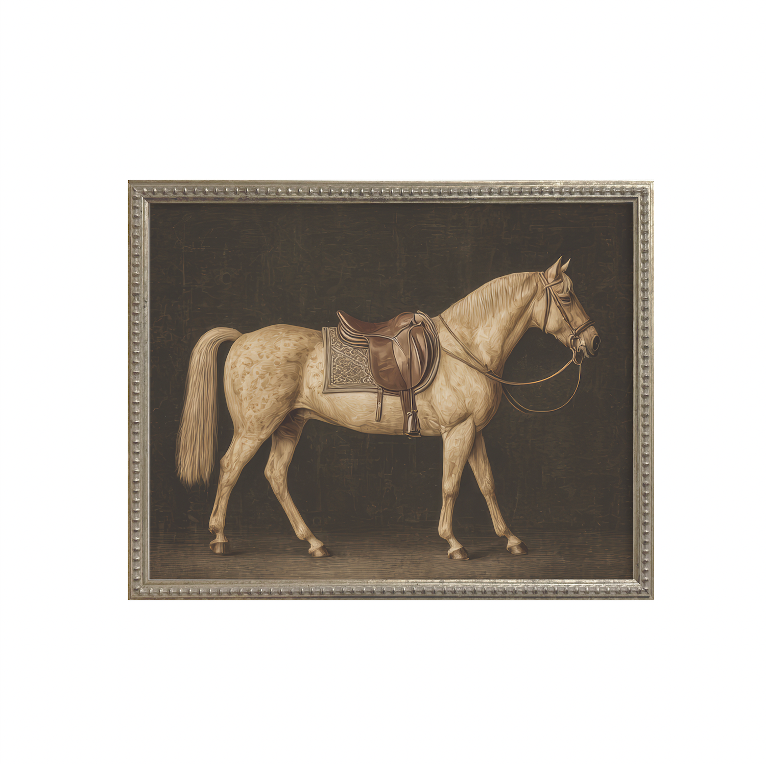 16x20 Silver Bead Horse Series (Set of 6)