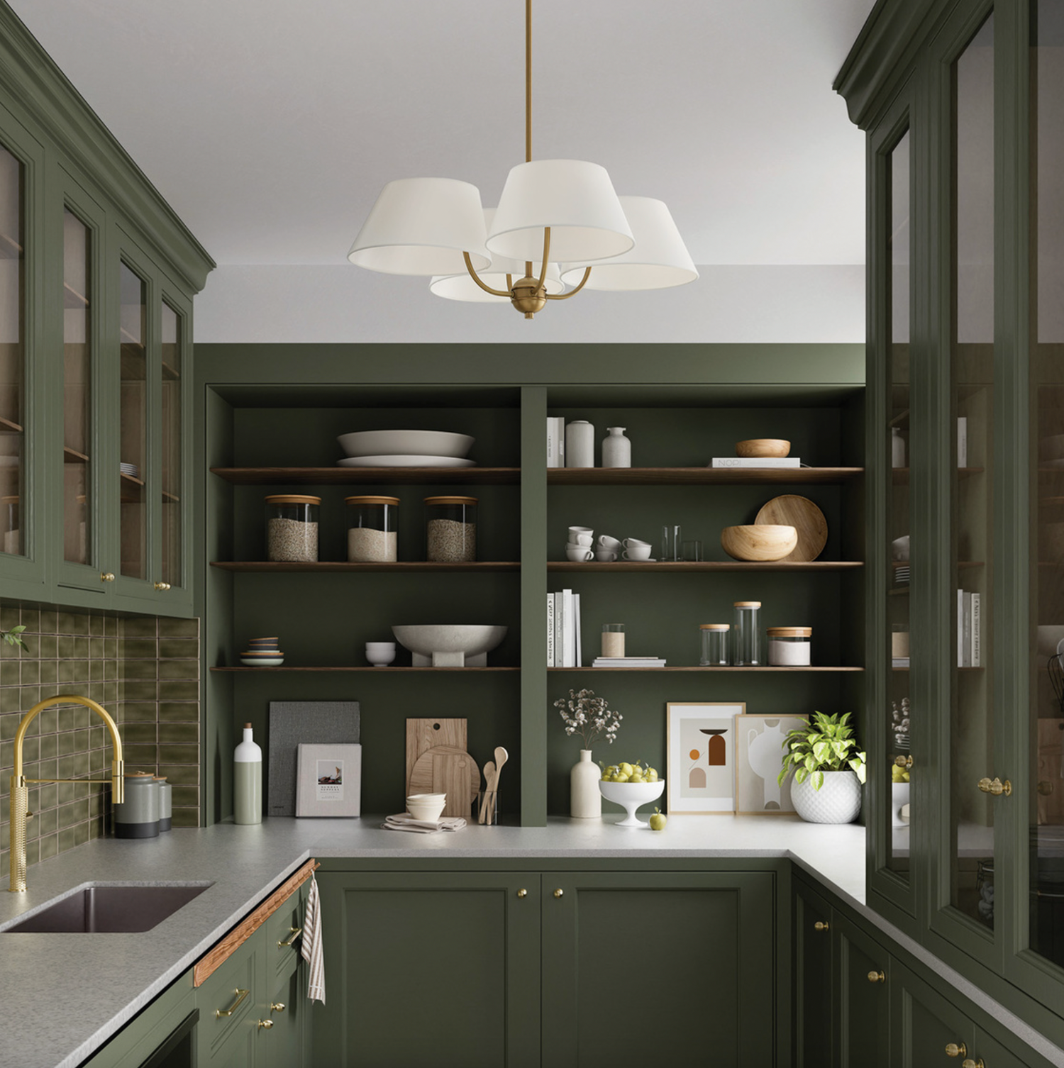 Welsley - 4 Light Chandelier - Interior Delights