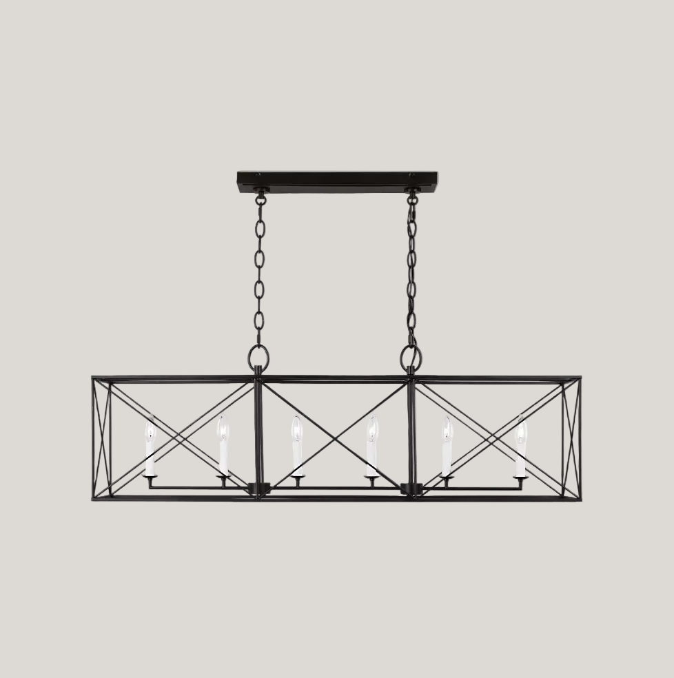 Stephanie - 6 Light Island Chandelier - Interior Delights