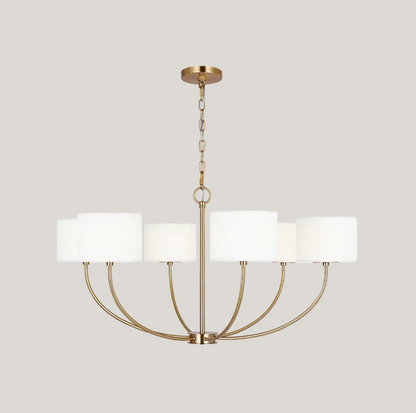 Linda - 6 Shade Chandelier - Interior Delights