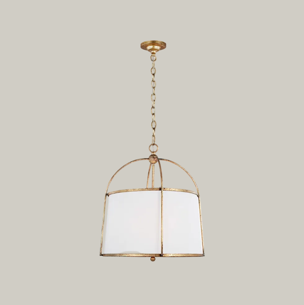 Jen - Antique Gold Pendant - Interior Delights