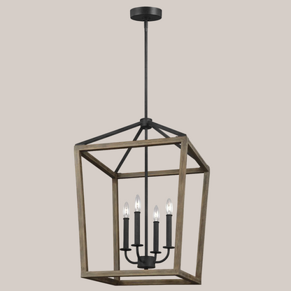 Garry - 4 Light Chandelier - Interior Delights