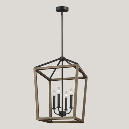 Garry - 4 Light Chandelier - Interior Delights