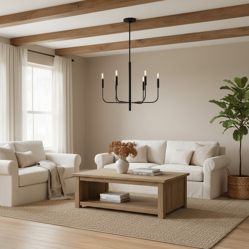 Stacie - 6 Light Chandelier - Interior Delights