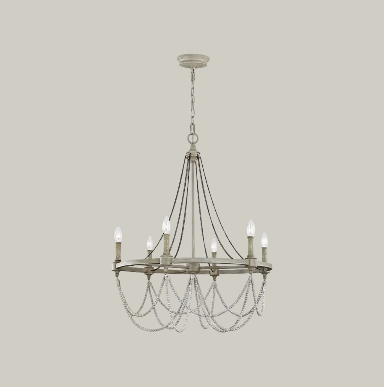 Emma - 6 Light Chandelier - Interior Delights