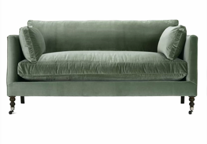 71” Madeline Sofa - Antiqued Moss Velvet