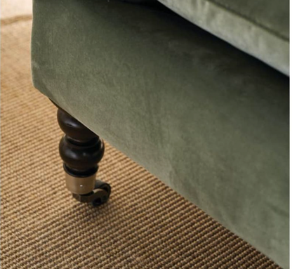 71” Madeline Sofa - Antiqued Moss Velvet