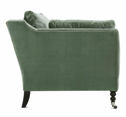71” Madeline Sofa - Antiqued Moss Velvet
