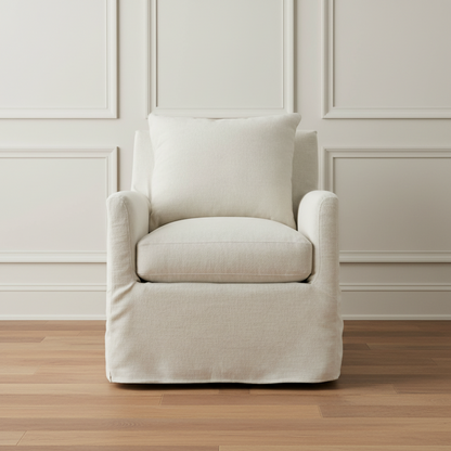 Sarah - Slipcovered Chair - Interior Delights