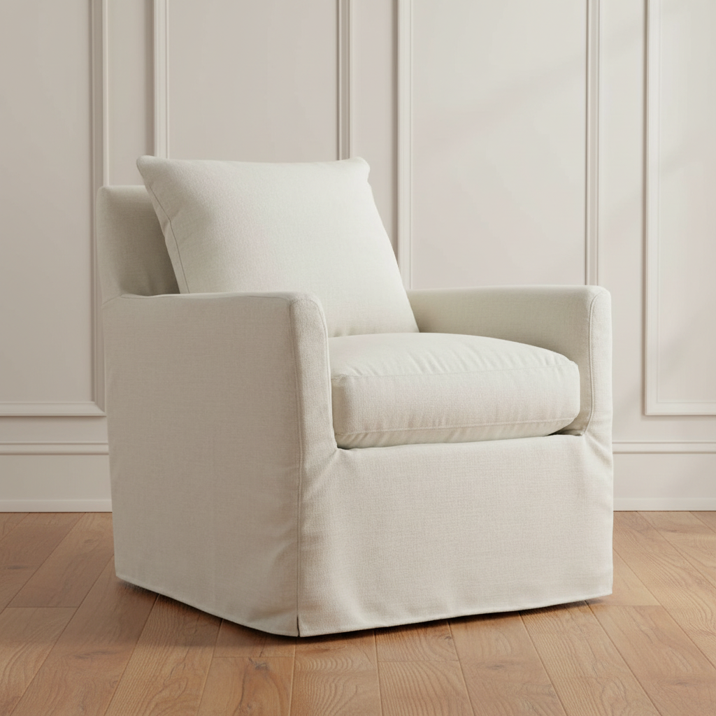 Sarah - Slipcovered Chair - Interior Delights