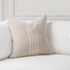 Set of 2 - Eleanor Lumbar 14" x 26" - Natural/Ivory Accent Pillow - Interior Delights