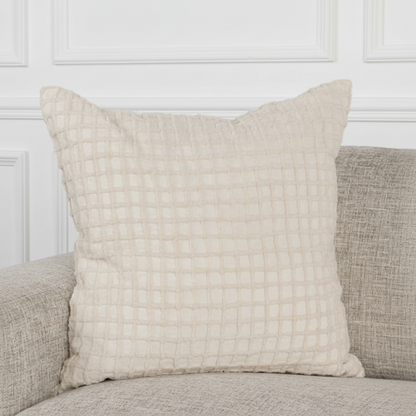 Set of 2 - Ion Ivory 24" x 24" Pillow - Interior Delights