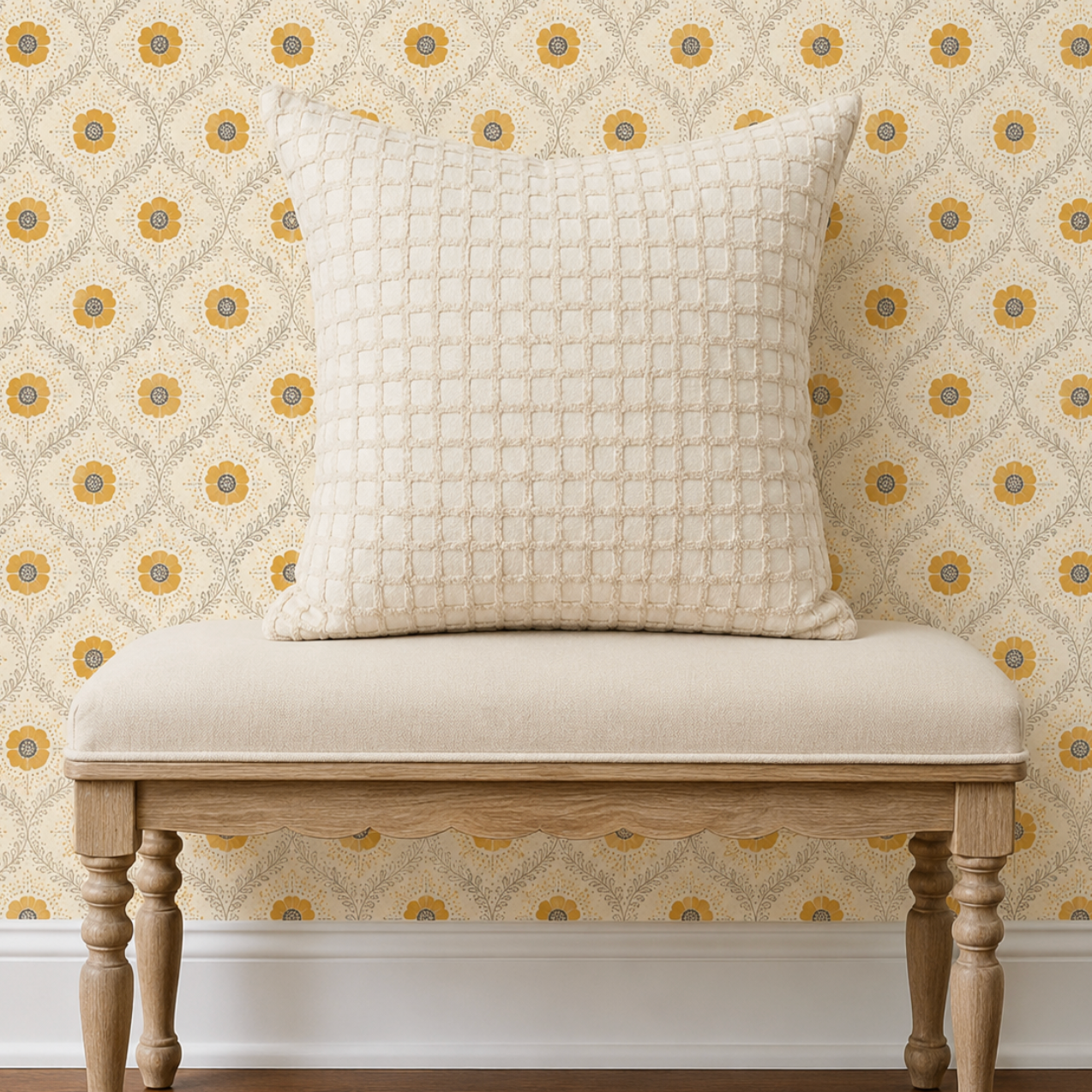 Set of 2 - Ion Ivory 24" x 24" Pillow - Interior Delights