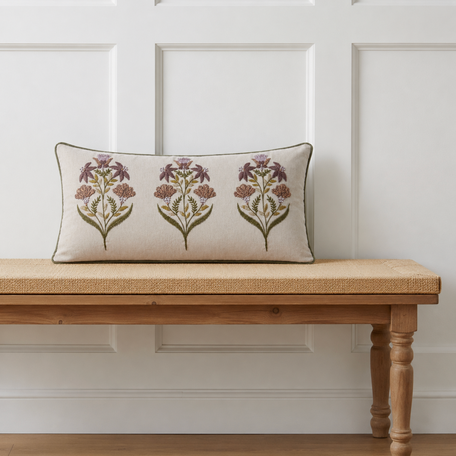 Set of 2 - Belcourt lumbar 14" x 26" - Accent Pillow - Interior Delights