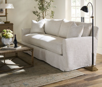 89&quot; Lilah Bench Slipcovered Express Sofa