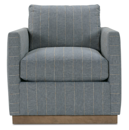 Allie Swivel - Indigo Kid-proof Stripe