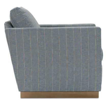 Allie Swivel - Indigo Kid-proof Stripe